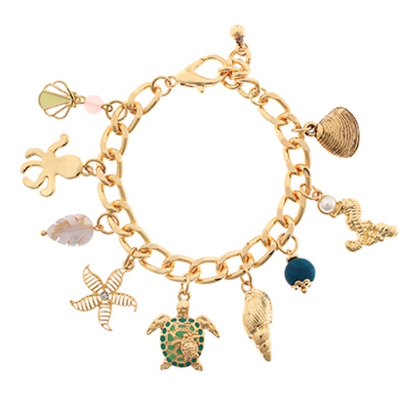 Sealife Multi Charm Bracelet